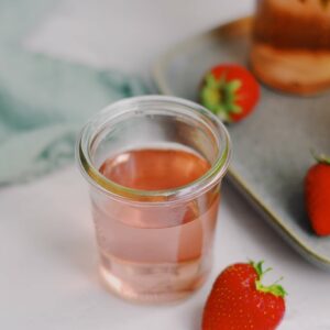 sirop queues de fraises - la recette